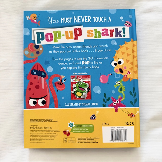NEVER TOUCH A POP-UP SHARK! HARDCOVER BOOK - Image 6