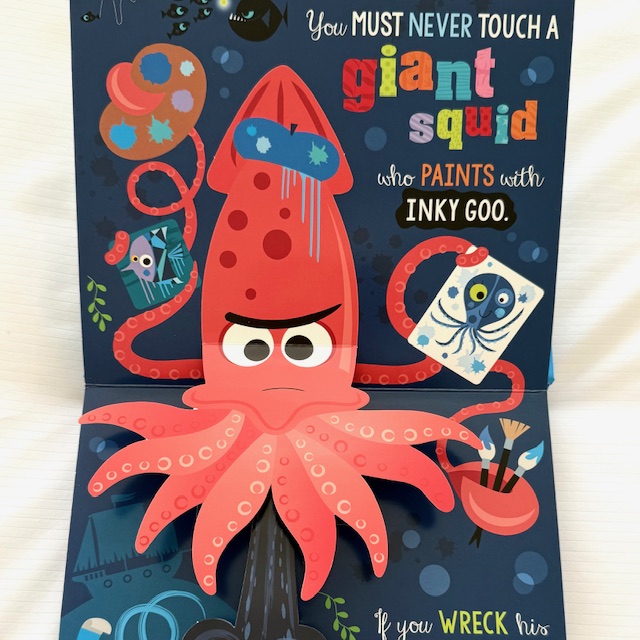 NEVER TOUCH A POP-UP SHARK! HARDCOVER BOOK - Image 2