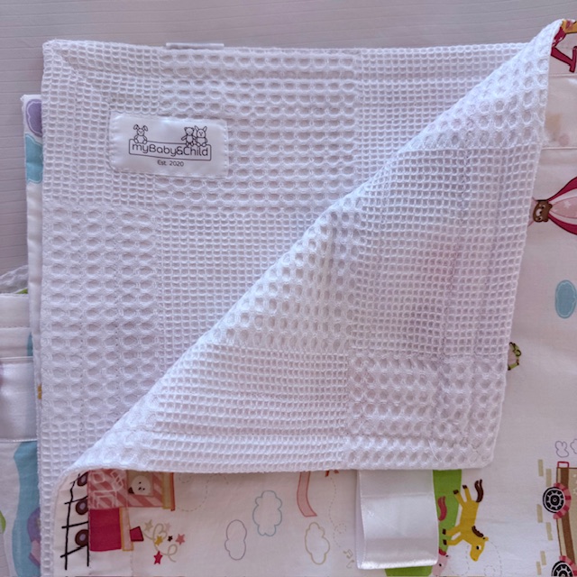 FUN COLOURFUL VEHICLES - LAND, SEA & AIR COTTON BABY BLANKET - Image 3